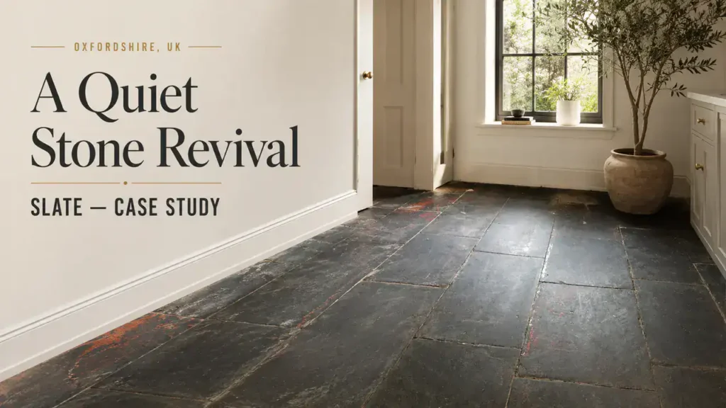Slate Floor Cleaning Revitalises a Stunning Corris Interior