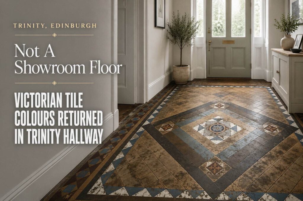 Victorian Tile Colours Showcased in Trinity Hallway