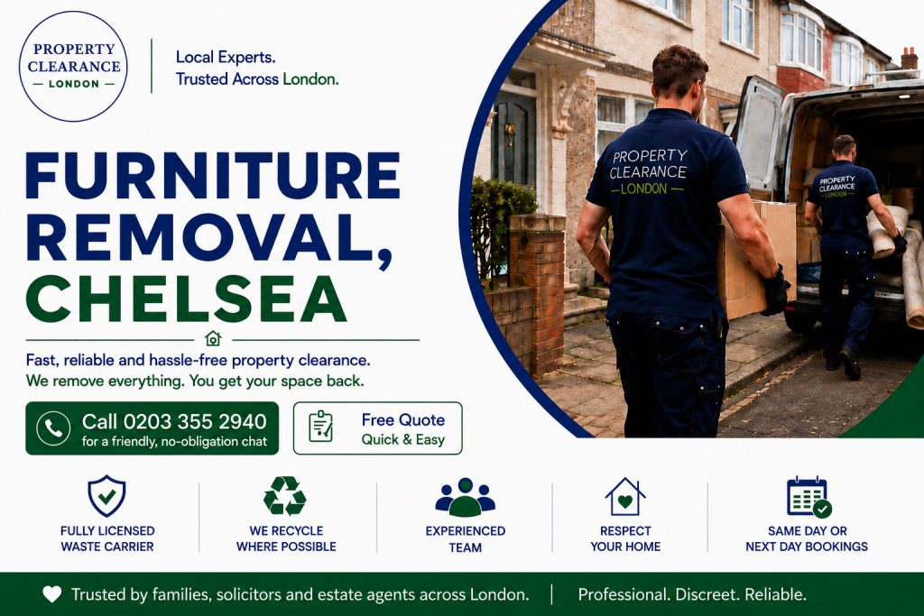 Furniture Removal Services for Seamless Moves in Chelsea