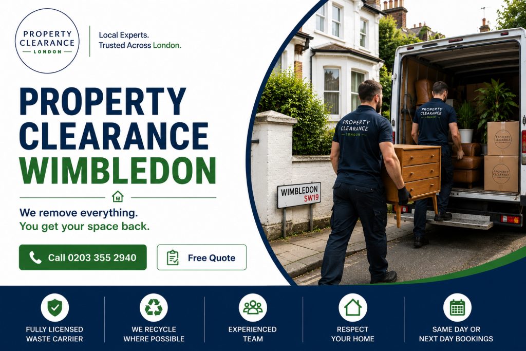 Property Clearance Services in Wimbledon for Swift Support