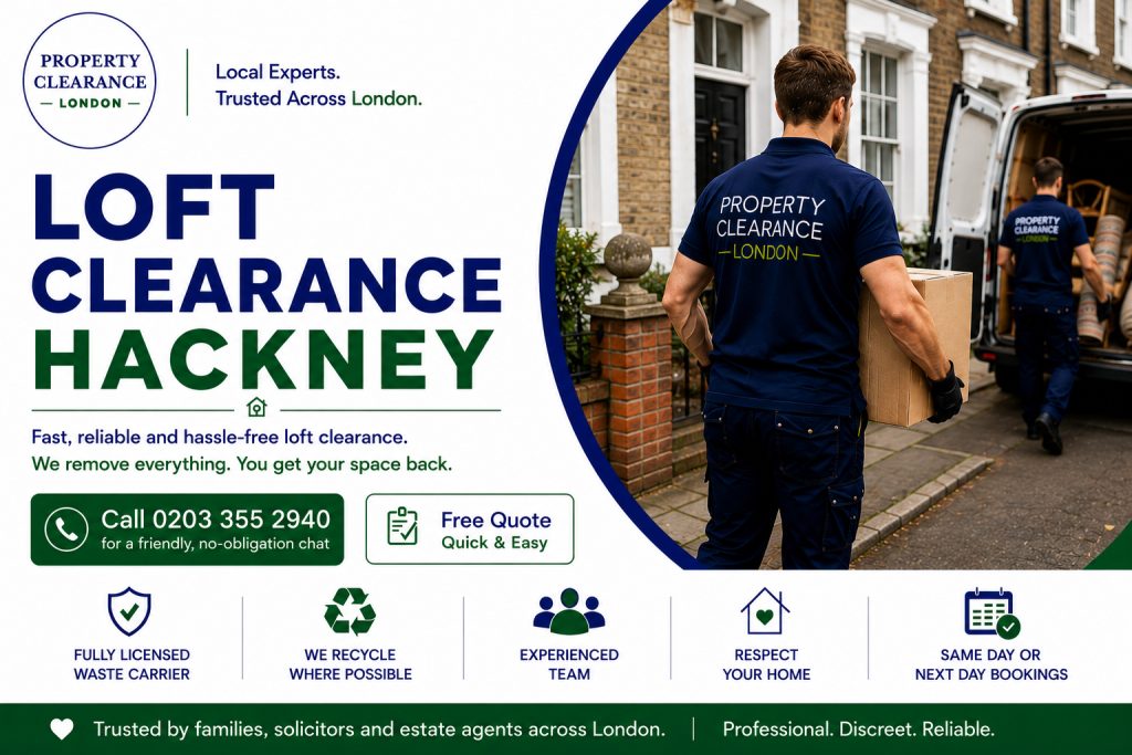 Loft Clearance Services in Hackney: Expert Solutions Offered
