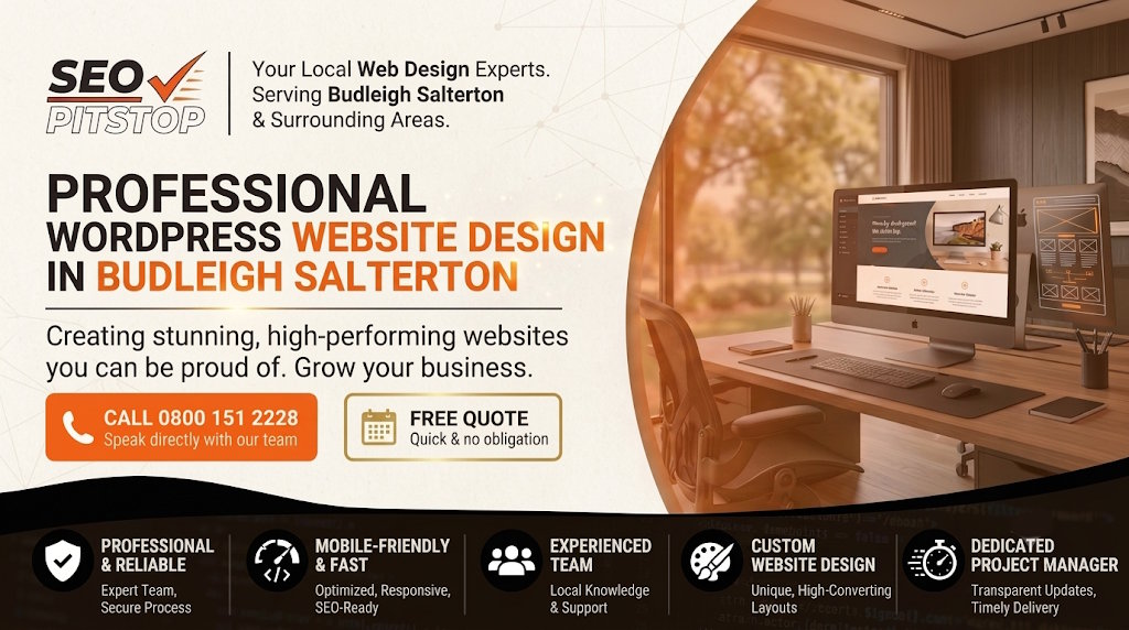 WordPress Website Design Services in Budleigh Salterton